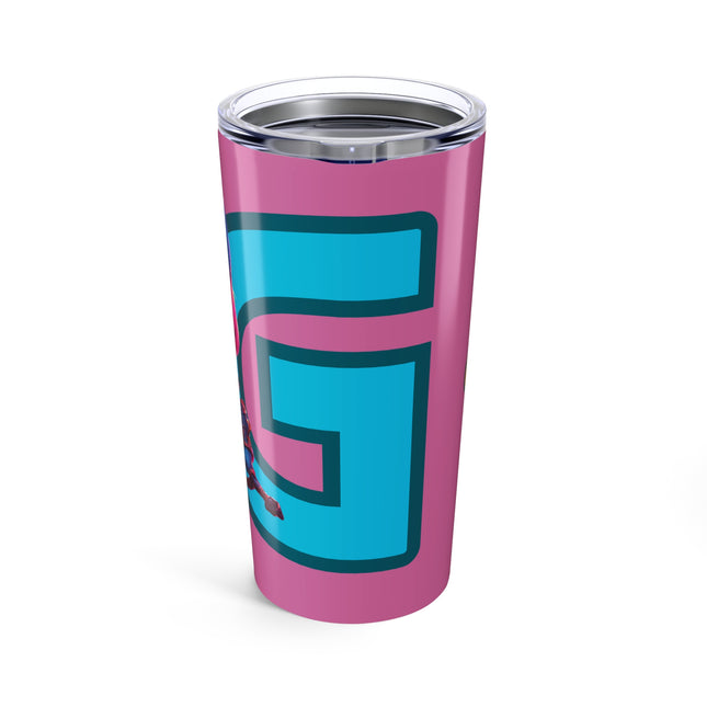 CUSTOM LETTER G PERSONALIZED KIDS WARRIOR CAT GIRLS Tumbler