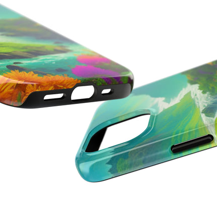 RIVER SPRING FLOWER VALLEY Phone Case