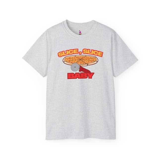 SLICE SLICE BABY Funny Pizza and Music Lover T-Shirt