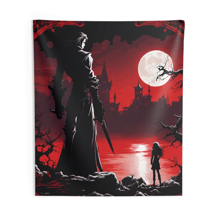 A NEW LEGACY OF BLOOD BEGINS Video Game Inspired Art Tapestry