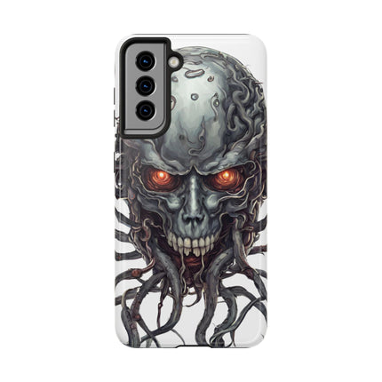 TENTACLED METAL ALIEN SKULL Phone Case