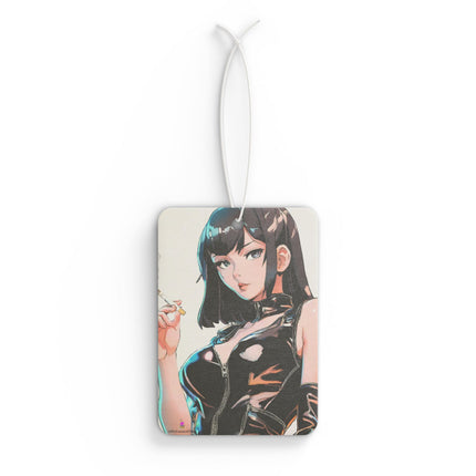 Cigarette Smoking Anime Girl Car Air Freshener