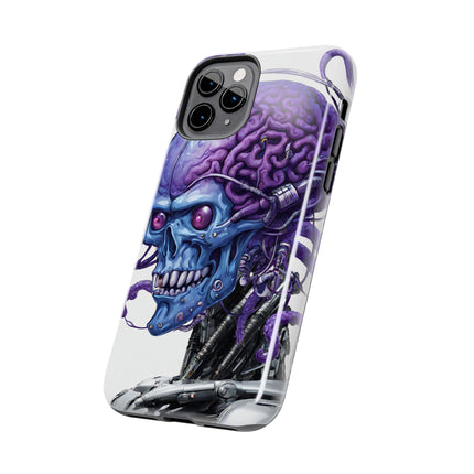 BLUE ALIEN SKULL Phone Case