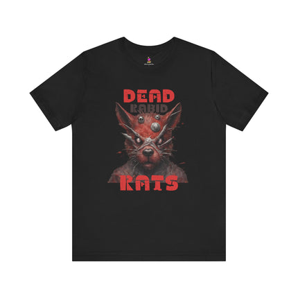 DEAD RABID RATS T-Shirt - 80s Horror Film Retro Cult Classic Tee