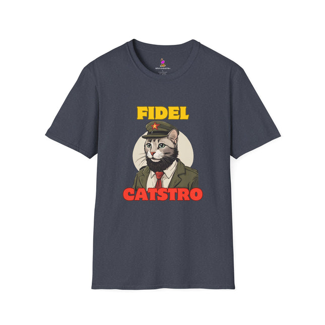 Funny Fidel Catstro Tee, Political Parody Unisex Shirt, Communist Leader Spoof Top, Rebellion Gift, Revolution Wear, Protest Apparel