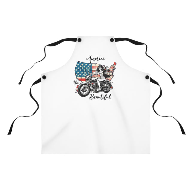 AMERICA THE BEAUTIFUL Woman Rider Apron