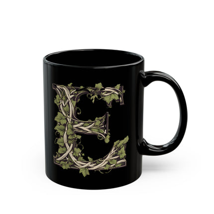 CUSTOM Personalized Letter E and Name Coffee Cup | Mom, Grandma, Aunt Gift