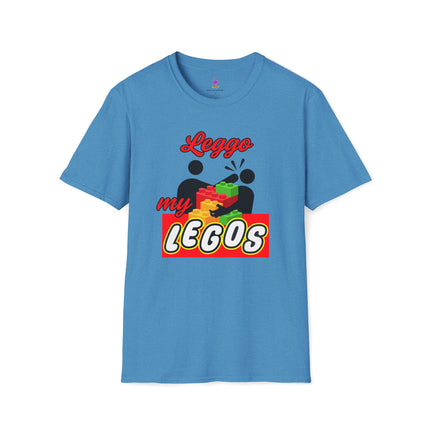 LEGGO MY LEGOS Spoof T-Shirt - Funny 90s Eggo Waffles Parody Tee