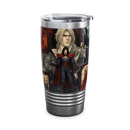 A LEGEND RISES IN THE LEGACY OF HIS FATHER Tumbler - Video Game Inspired Collage Cup