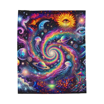 GALAXY VORTEX Psychedelic Blanket