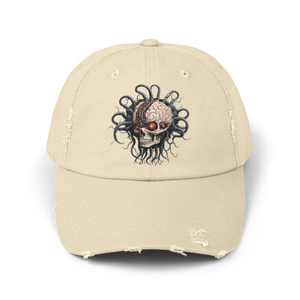 ALIEN MESH TENTACLED BRAIN Video Game Inspired Ball Cap
