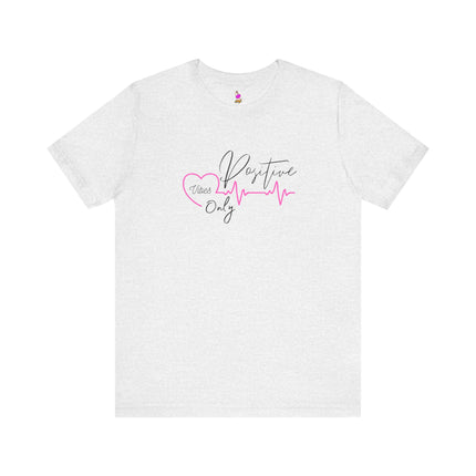 POSITIVE VIBES ONLY Inspirational Women Nurses T-Shirt - Healthcare Hero Motivational Tee