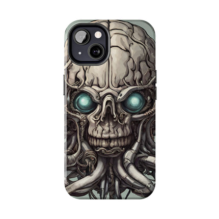 ALIEN IRON TENTACLED SKULL Phone Case