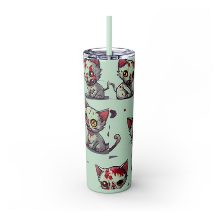 ZOMBIE KITTIES Skinny Tumbler - Mutated Kitten Zombies Insulated Cup