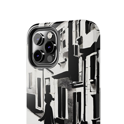 VINTAGE CITY CAT ALLEY WAY Phone Case