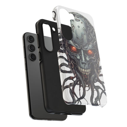 TENTACLED METAL ALIEN SKULL Phone Case