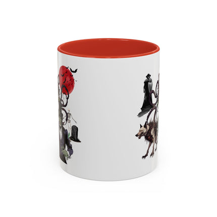 Embrace The Cursed Night Monster Coffee Mug