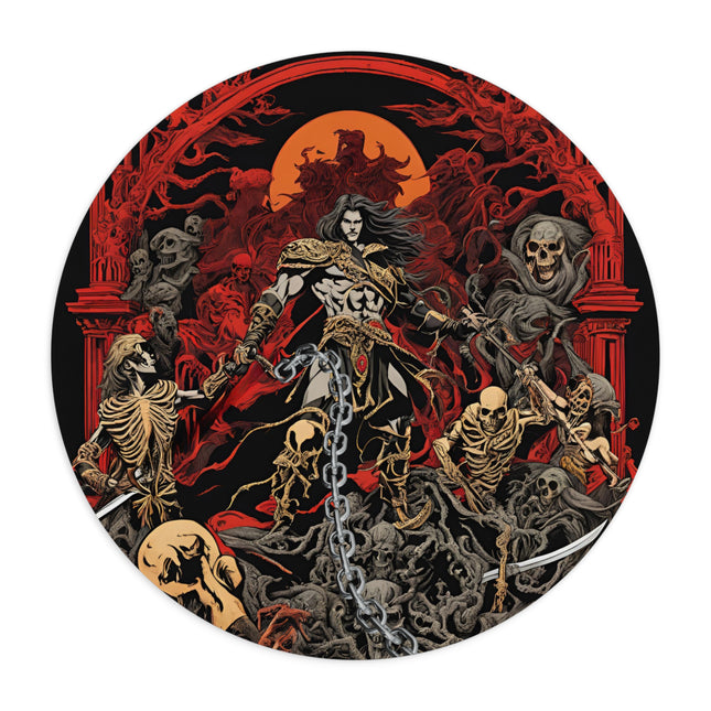 SURROUNDED BY THE EVILS OF DARKNESS Video Game Inspired Mouse Pad