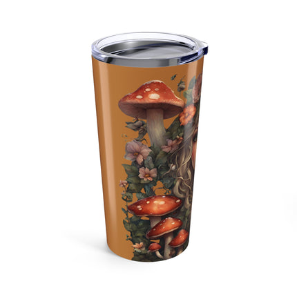 FLOWER FANTASY MAIDEN GIRL Tumbler - Mushroom Garden Princess Fairy Cup