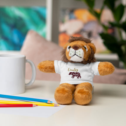 COUNTRY MAMA BEAR Stuffed Animal Teddy with Tee