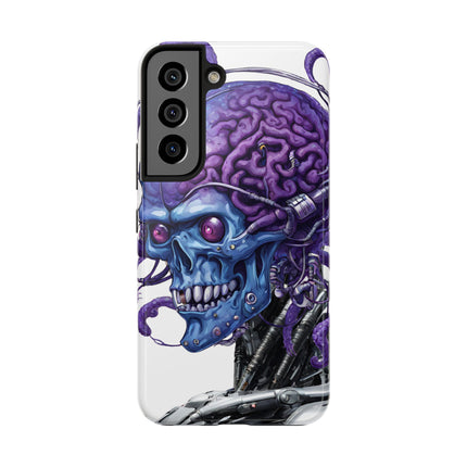 BLUE ALIEN SKULL Phone Case