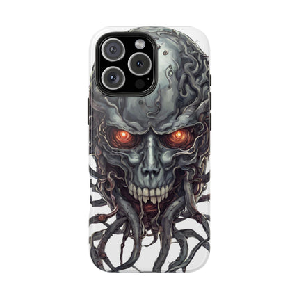 TENTACLED METAL ALIEN SKULL Phone Case