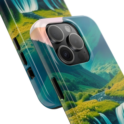 FLOWER CASCADE MOUNTAINS Phone Case