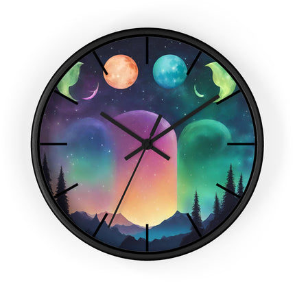 MOONLIGHT HILLS Wall Clock