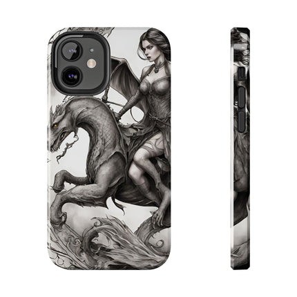 DRAGON AND MORPHING REPTILIAN BEAUTY Phone Case
