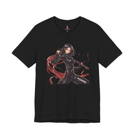 BLADE OF THE NINJA T-Shirt - Anime Assassin Leather Warrior Art Tee