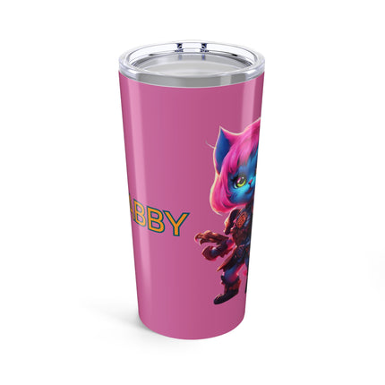 CUSTOM LETTER G PERSONALIZED KIDS WARRIOR CAT GIRLS Tumbler