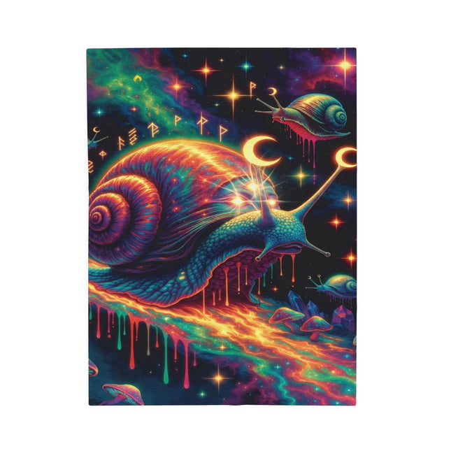 TRIPPY SNAIL GUIDER Psychedelic Blanket