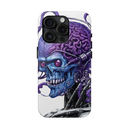BLUE ALIEN SKULL Phone Case