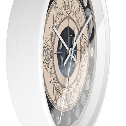 LUNAR MOON PHASES Wall Clock