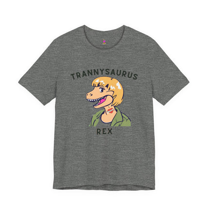 TRANNYSAURUS REX T-Shirt - Funny Dinosaur Parody Humor Tee