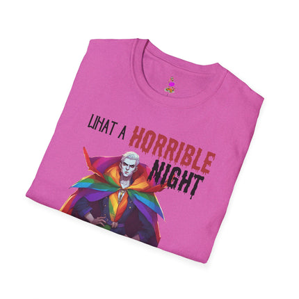 WHAT A HORRIBLE NIGHT TO LOSE A PURSE! Halloween Funny Video Game Inspired Pride Tee | LGBTQ Mens Womens Tshirt