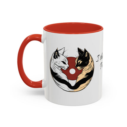 Valentines Day Gift For Her, Cat Lovers Mug, Valentine Coffee Cup for Her, Purrfect Fit Paws Mug, Couples Love Morning Tea Coffee