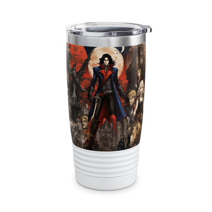 LEGENDARY FIGHTERS ALIGN AGAINST EVIL Tumbler - Video Game Inspired Collage Cup