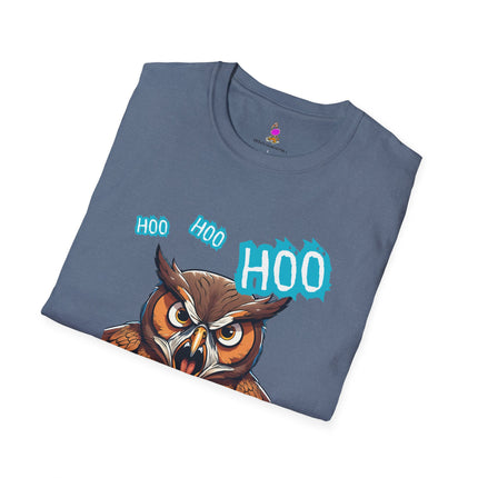 HOO GIVES A F**K! Funny Hoot Owl T-Shirt