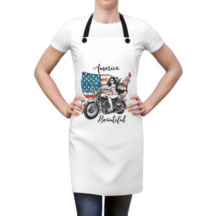 AMERICA THE BEAUTIFUL Woman Rider Apron