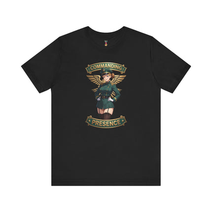 COMMANDING PRESENCE T-Shirt Provocative Seductive Sexy Cartoon Tee
