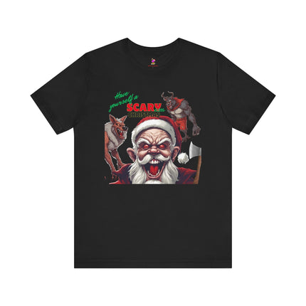 HAVE YOURSELF A SCARY LITTLE CHRISTMAS Psycho Santa and Reinwolves T-Shirt