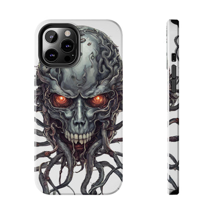TENTACLED METAL ALIEN SKULL Phone Case
