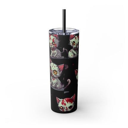 ZOMBIE KITTIES Skinny Tumbler - Mutated Kitten Zombies Insulated Cup