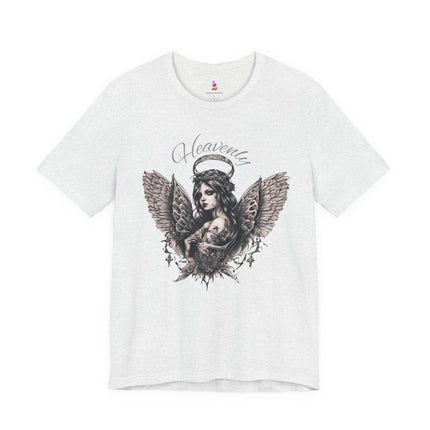 HEAVENLY Butterfly Winged Angel T-Shirt - Beautiful Spiritual Art Tee