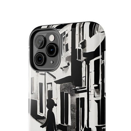 VINTAGE CITY CAT ALLEY WAY Phone Case