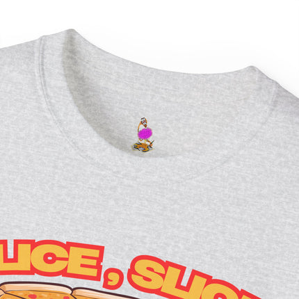 SLICE SLICE BABY Funny Pizza and Music Lover T-Shirt