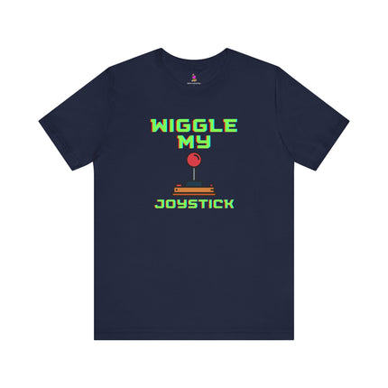 WIGGLE MY JOYSTICK T-Shirt - Funny Gamer Adult Humor Tee
