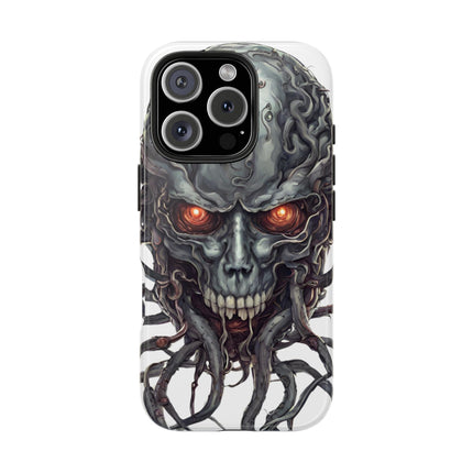 TENTACLED METAL ALIEN SKULL Phone Case