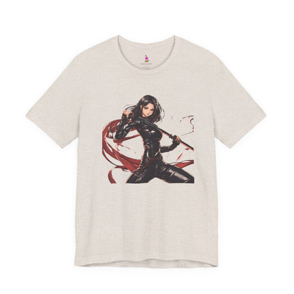 BLADE OF THE NINJA T-Shirt - Anime Assassin Leather Warrior Art Tee